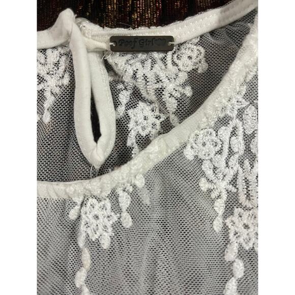 Poof Girl Lace Swim Cover Up - Picture 3 of 6